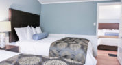 Beachcomber Cottage offers a King bed and two Queen beds.