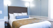 Sand Dollar Room offers a Queen bed, sleeps two and is not dog friendly.