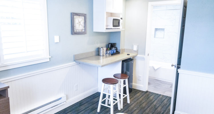 Sand Dollar room has a Queen bed and private bath.