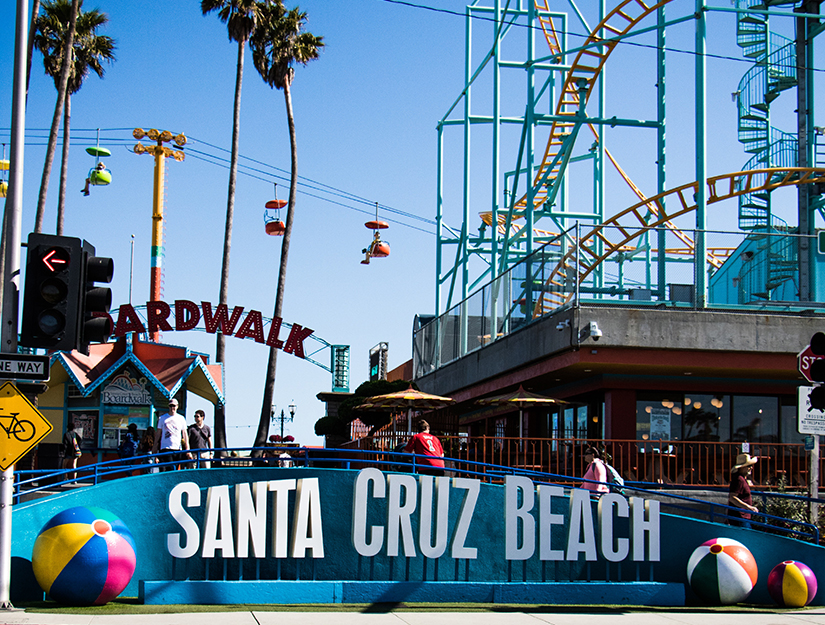 Santa Cruz Beach Boardwalk Amusement Park - California's Classic